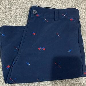 Boys navy golf shorts American patriotic